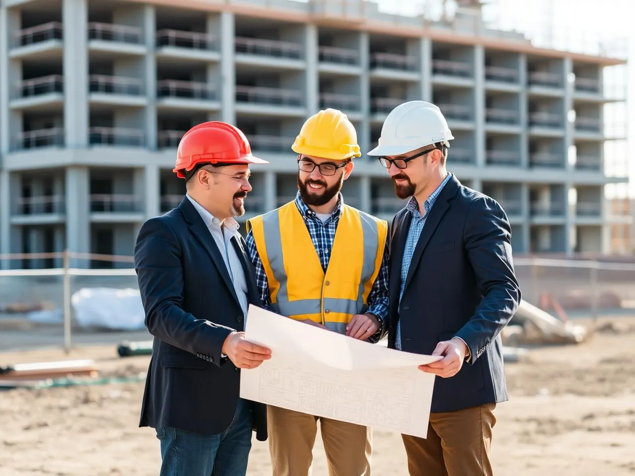 Equipe RA Engenharia em obra